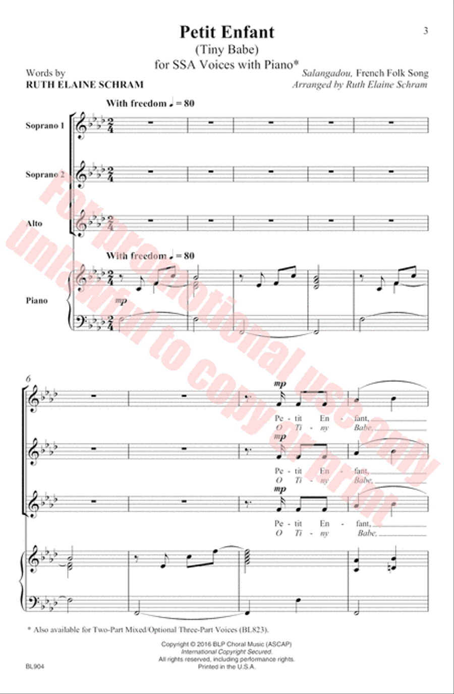 Petit Enfant Petit Enfant SSA scores gallery preview page 4