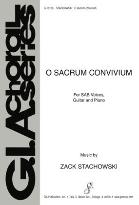 Book cover for O sacrum convivium - Guitar edition