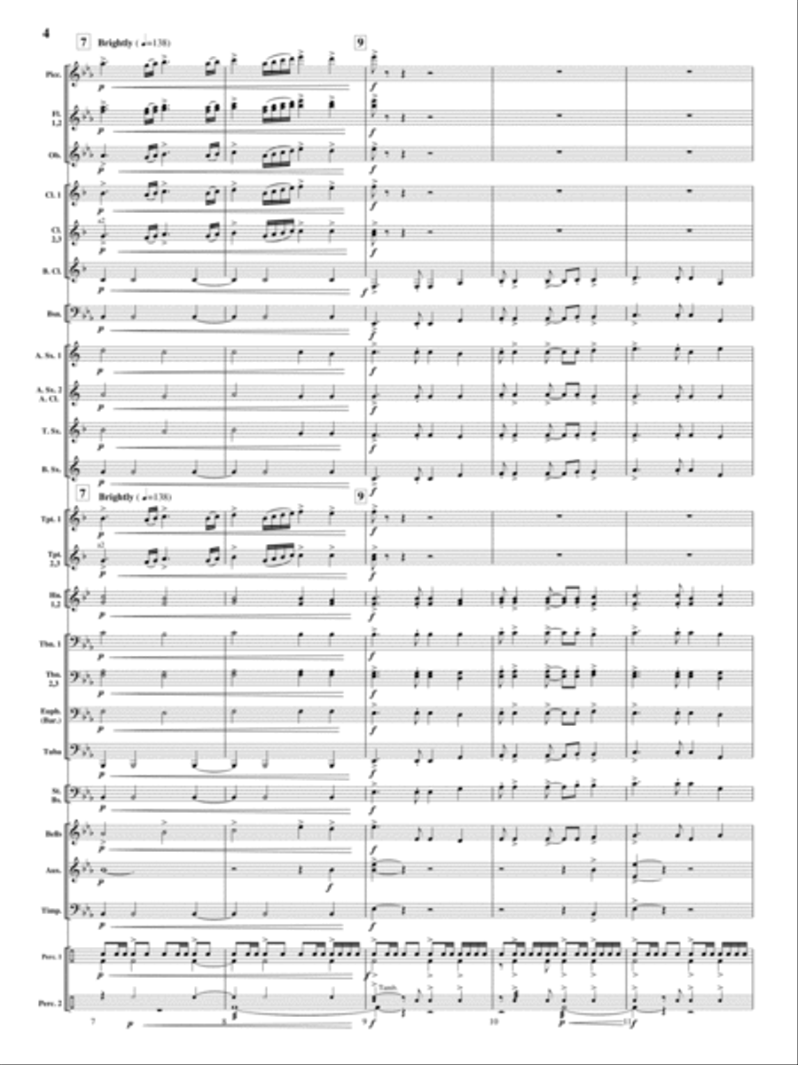 On Wings of Magic Concert Band scores gallery preview page 3