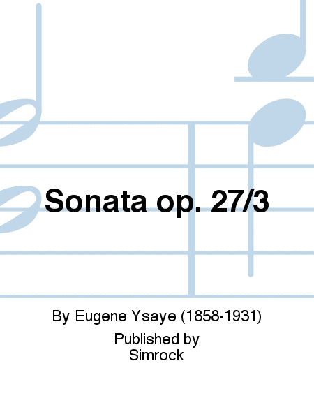 Sonata op. 27/3