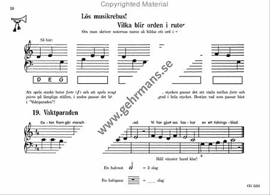 Vi spelar piano 1 Piano Solo scores gallery preview page 5