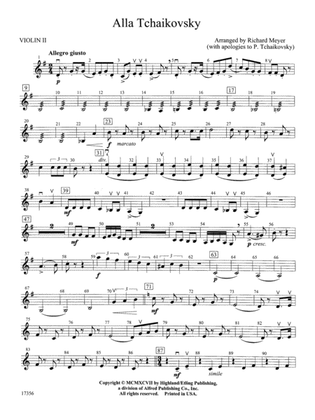 Alla Tchaikovsky: 2nd Violin