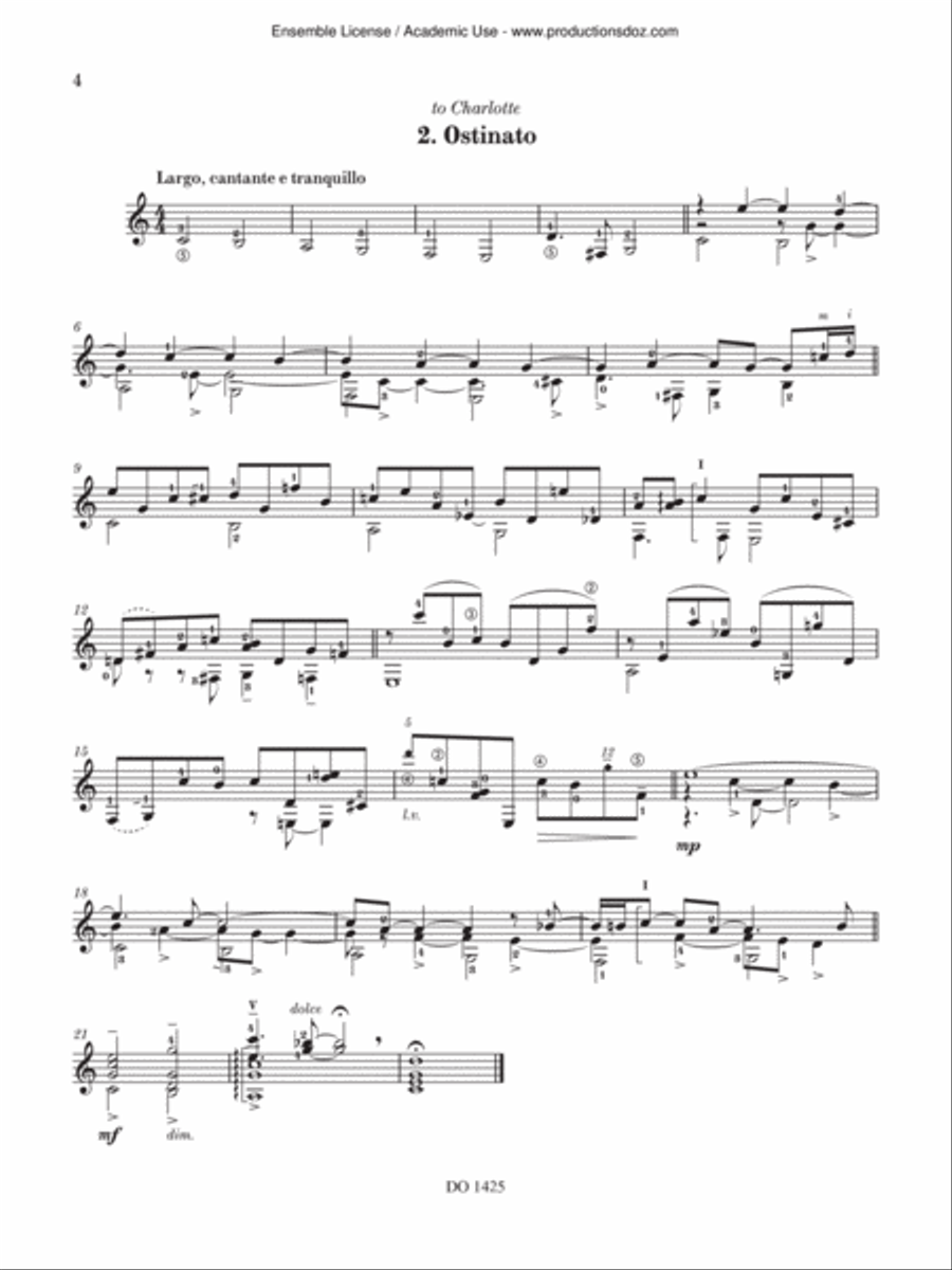 3 Studies Classical Guitar scores gallery preview page 4