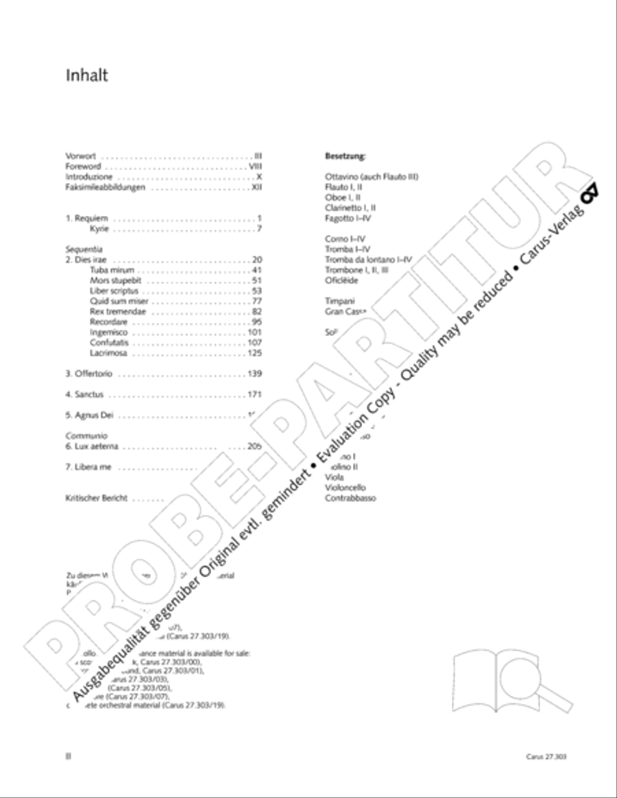 Messa da Requiem 4-Part scores gallery preview page 3