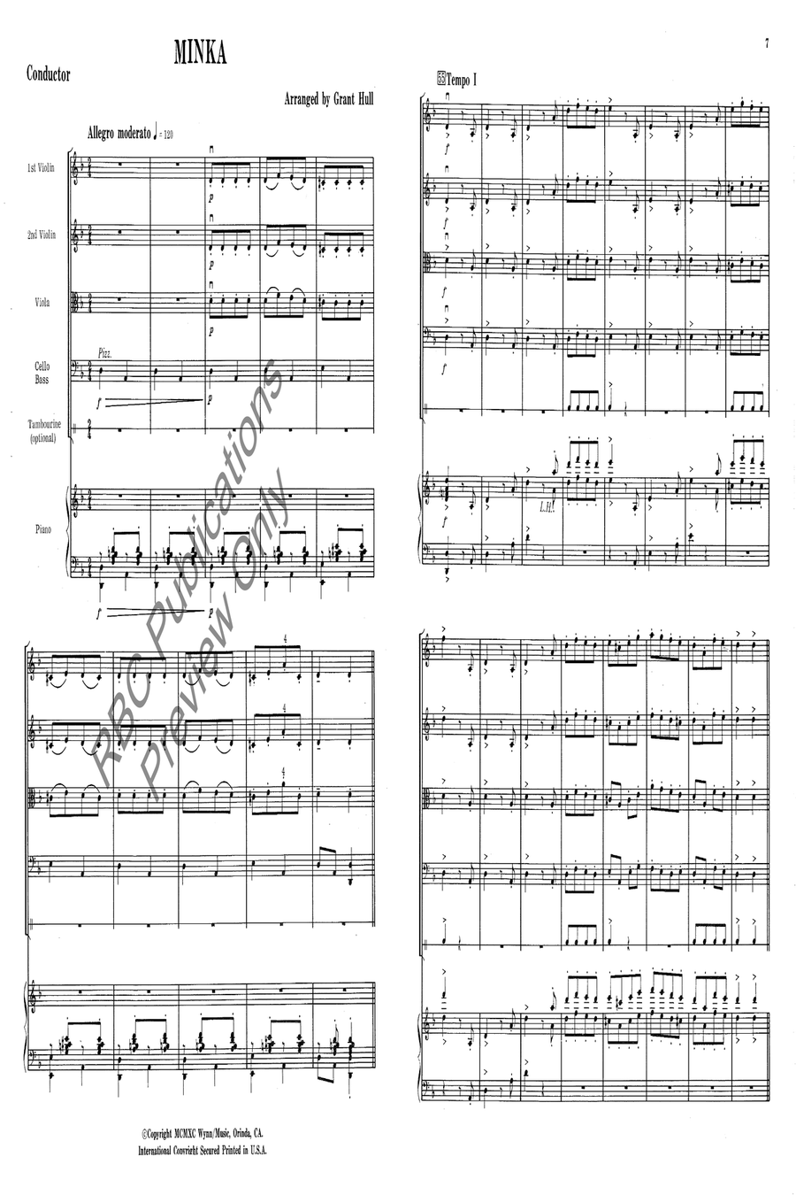 Minka String Orchestra scores gallery preview page 3