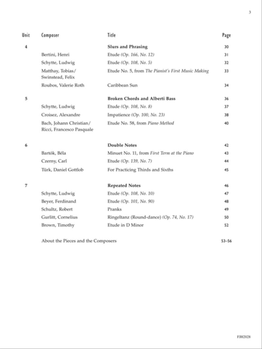 Etudes with Technique, Book 4 Piano Method scores gallery preview page 4