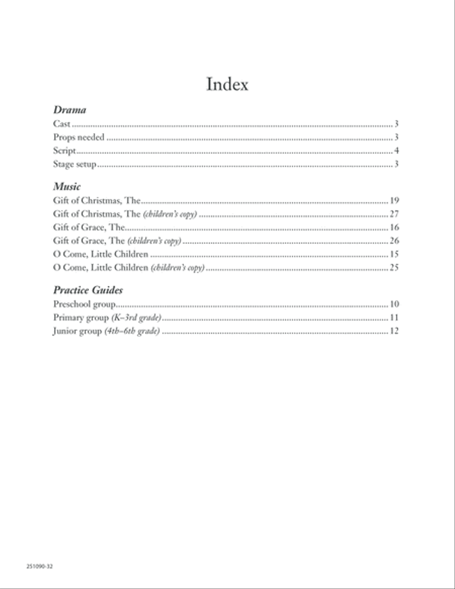 The Gift of Christmas Unison Choir scores gallery preview page 32