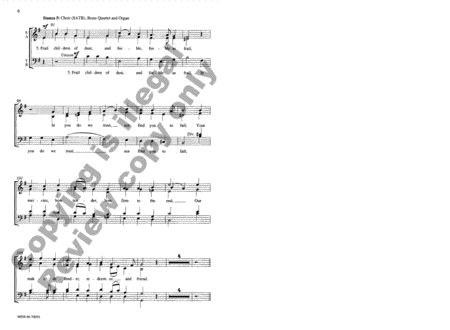 Oh, Worship the King (Choral Score)