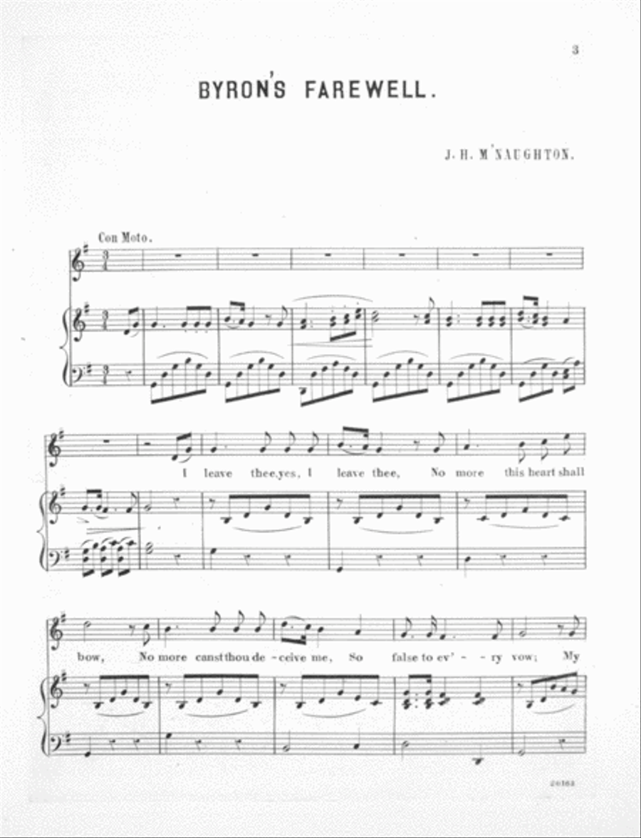 Byron's Farewell. Song Voice scores gallery preview page 2
