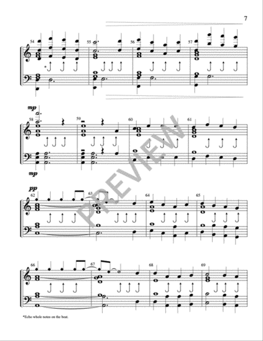 On That Holy Mountain Handbell Parts Choir scores gallery preview page 12