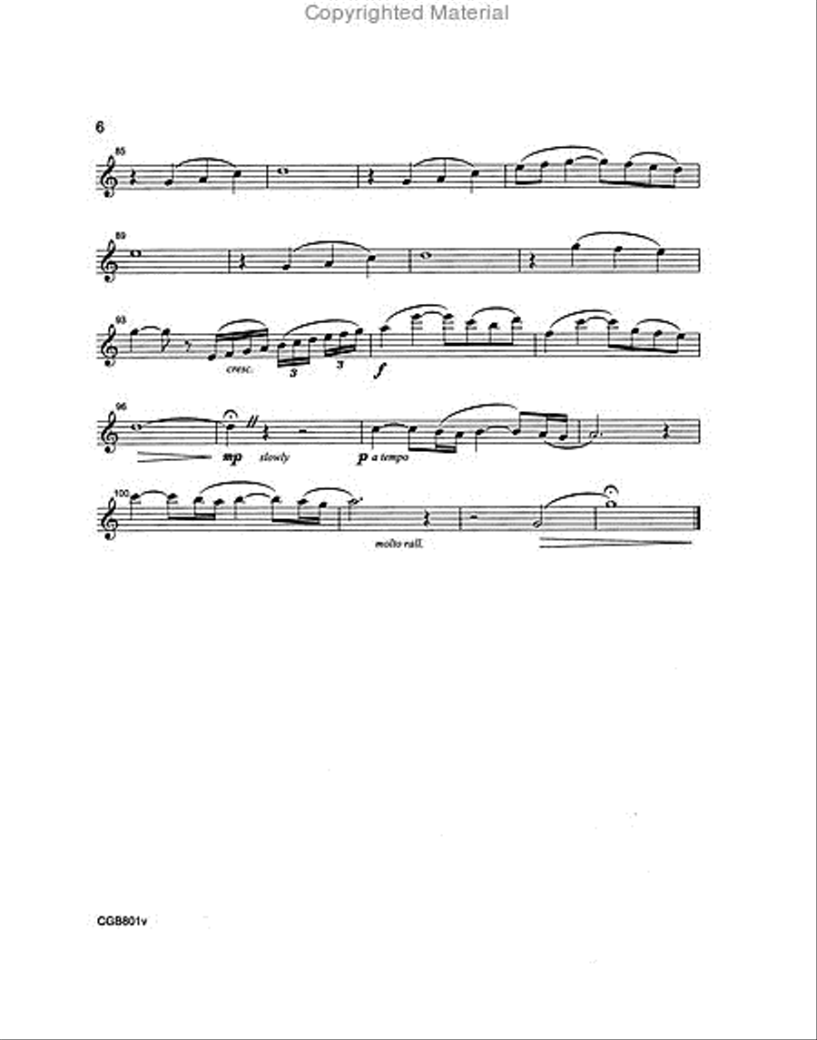Peace in Our Time - Violin Part Handbell Choir scores gallery preview page 4