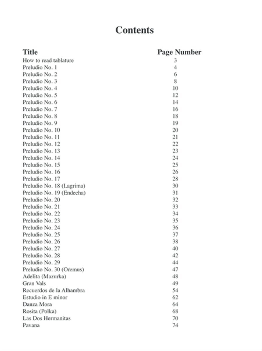 Francisco Tarrega for Ukulele Ukulele scores gallery preview page 3