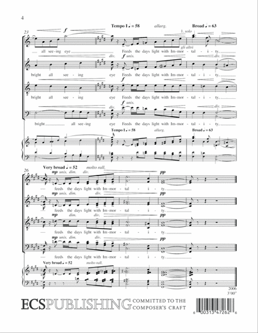 With a Glorious Eye With a Glorious Eye Divisi scores gallery preview page 9