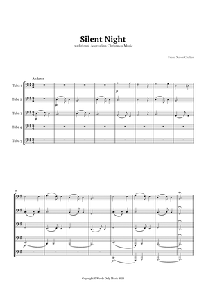 Silent Night by Franz Gruber for Tuba Quintet