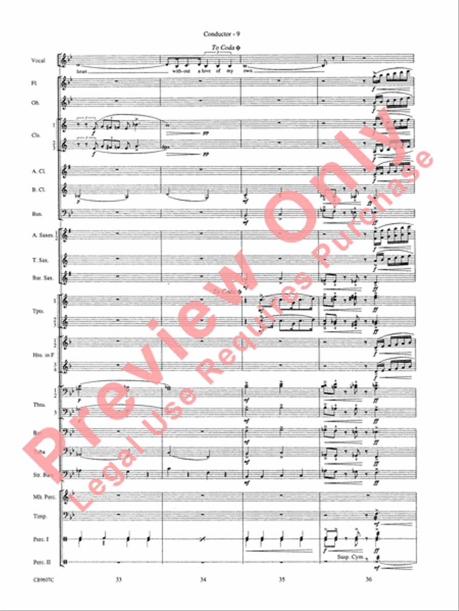 Blue Moon Blue Moon Concert Band scores gallery preview page 11