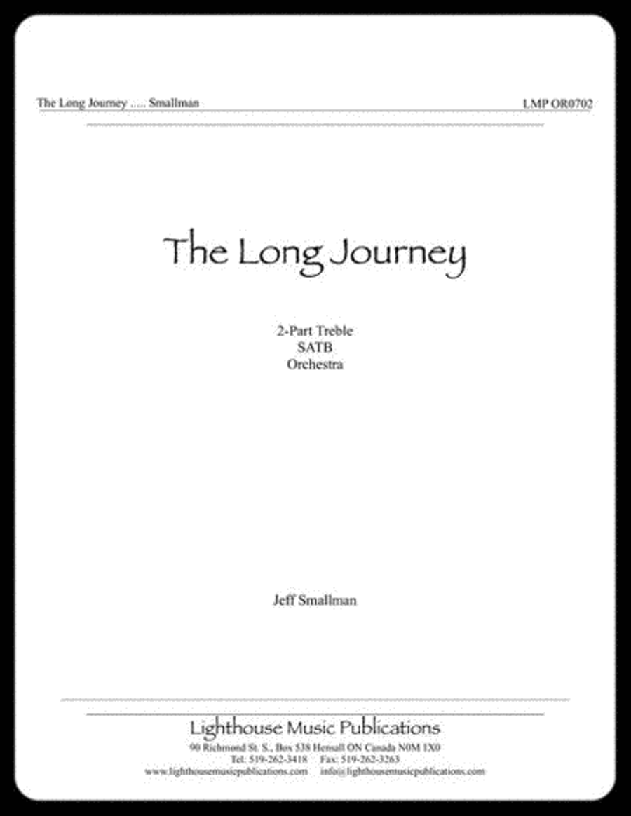 The Long Journey 4-Part scores gallery preview page 1