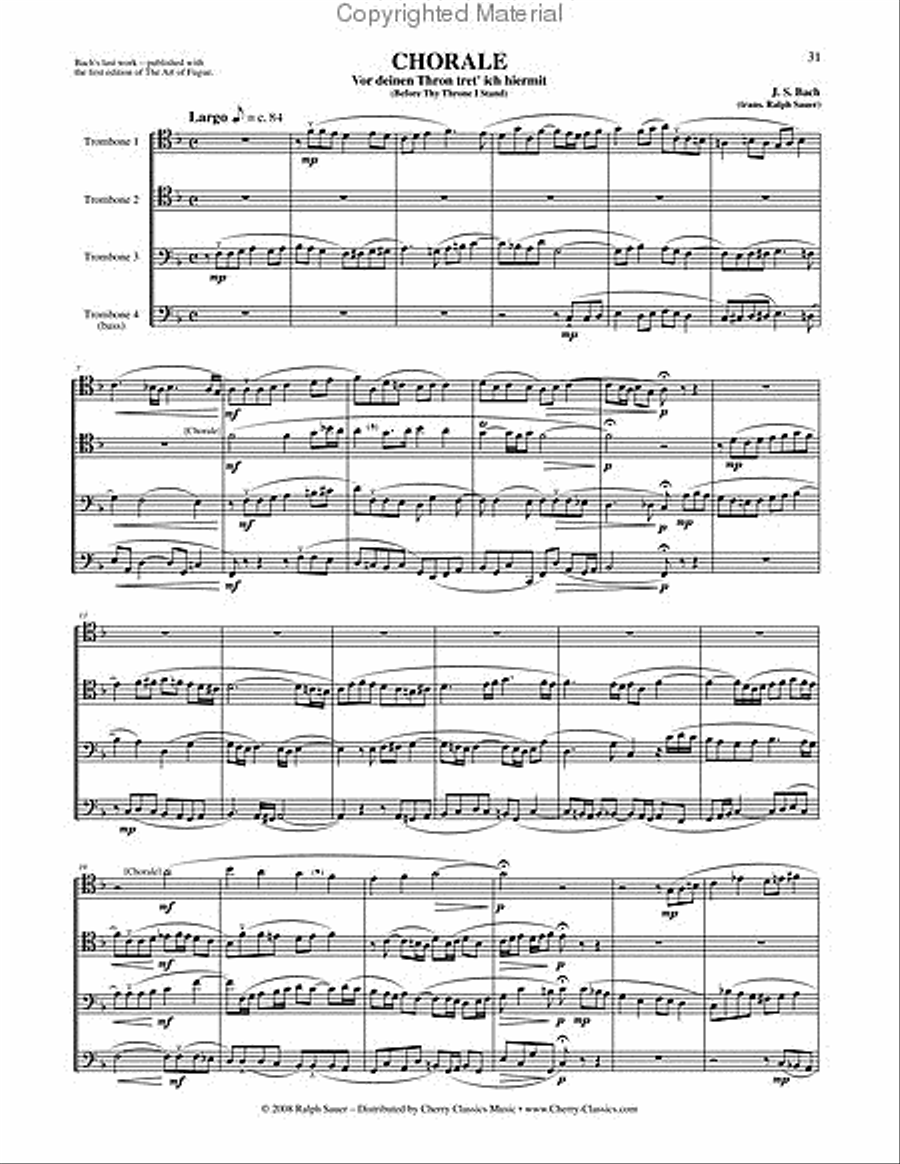 Art of Fugue, BWV 1080 Volume 4