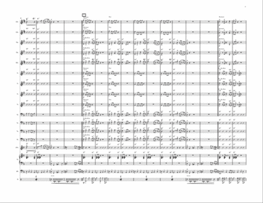 Menacing Shadows Menacing Shadows Jazz Ensemble scores gallery preview page 4
