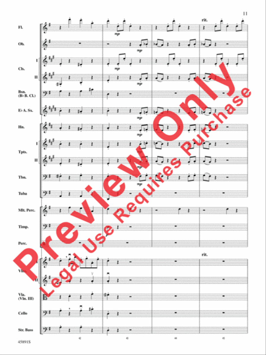 Dance of the Hours Dance of the Hours Full Orchestra scores gallery preview page 11
