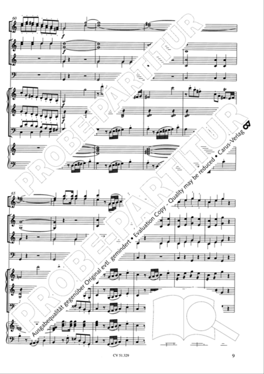 Sonata in C major Orchestra scores gallery preview page 10