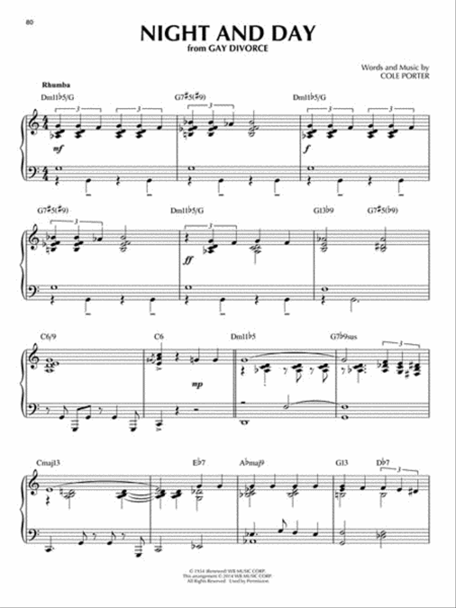 Cole Porter Piano Solo scores gallery preview page 5