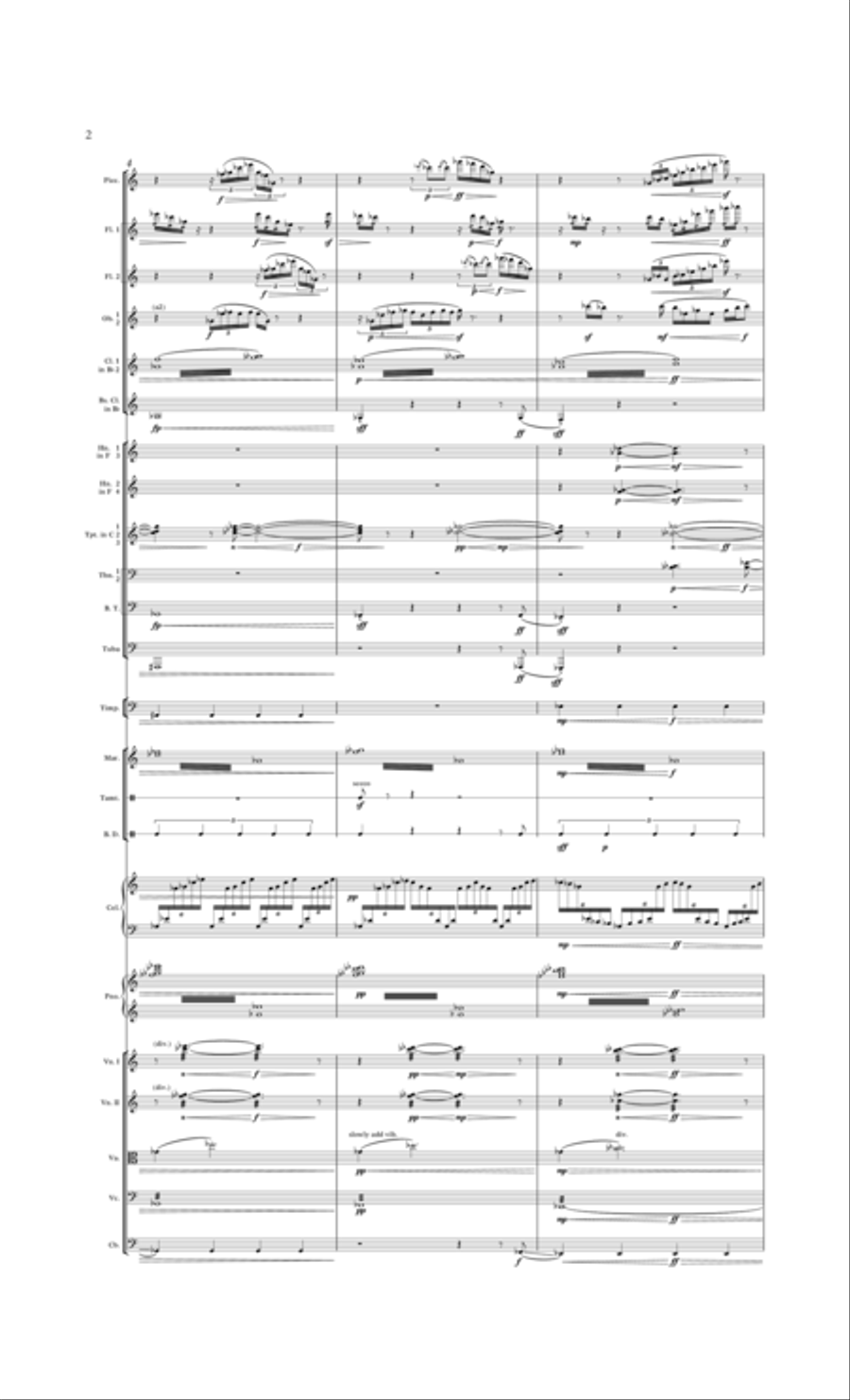Two Boys - Score Two Boys - Score Orchestra scores gallery preview page 2