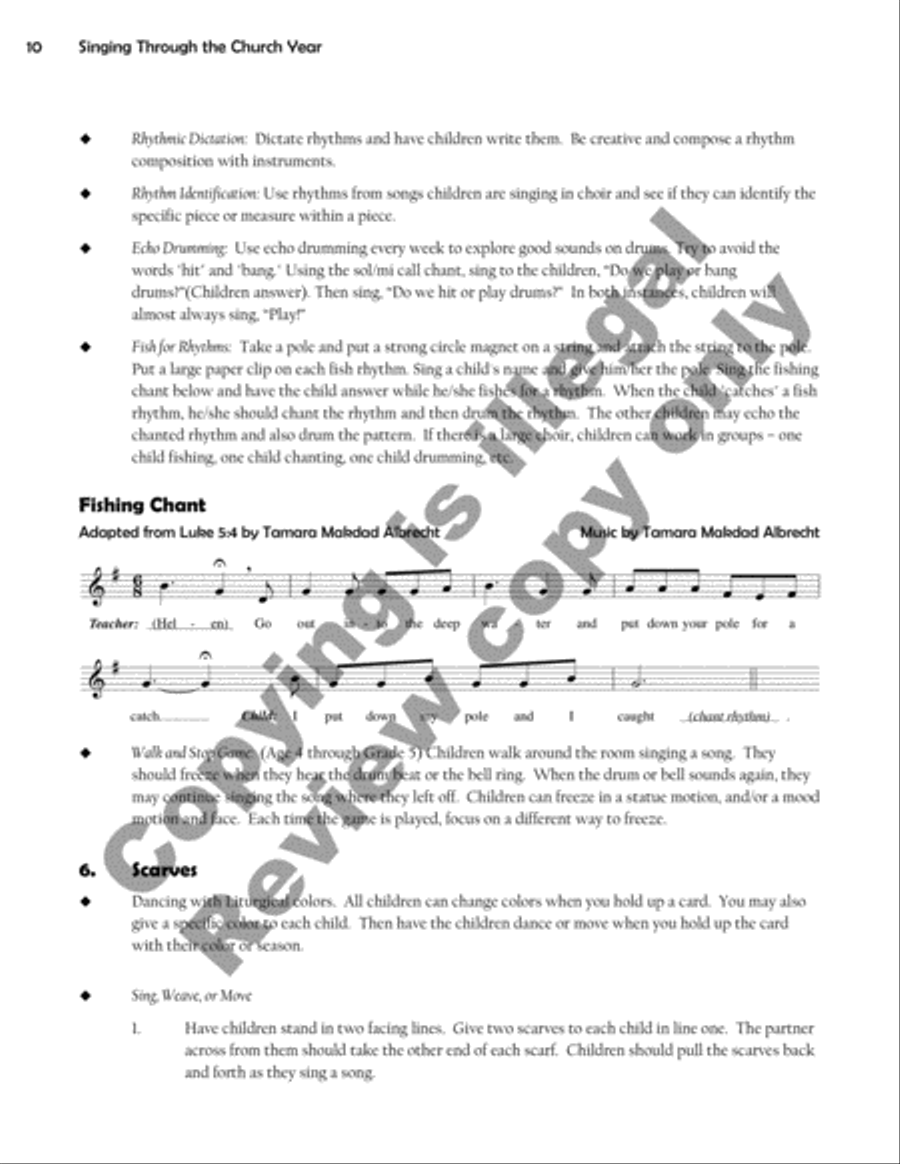 Singing Through the Church Year Children's Choir scores gallery preview page 10