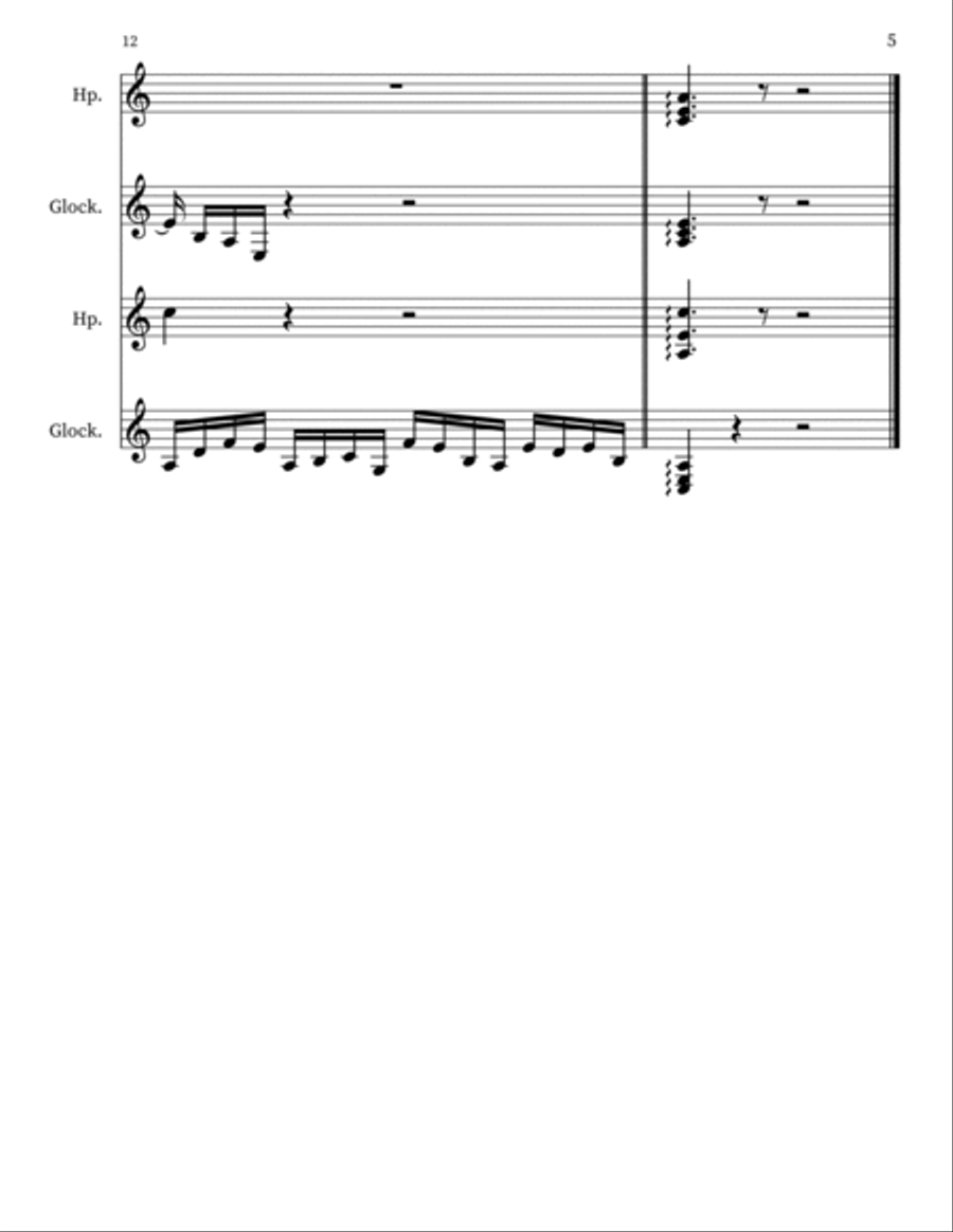 Confection 104 Percussion scores gallery preview page 5