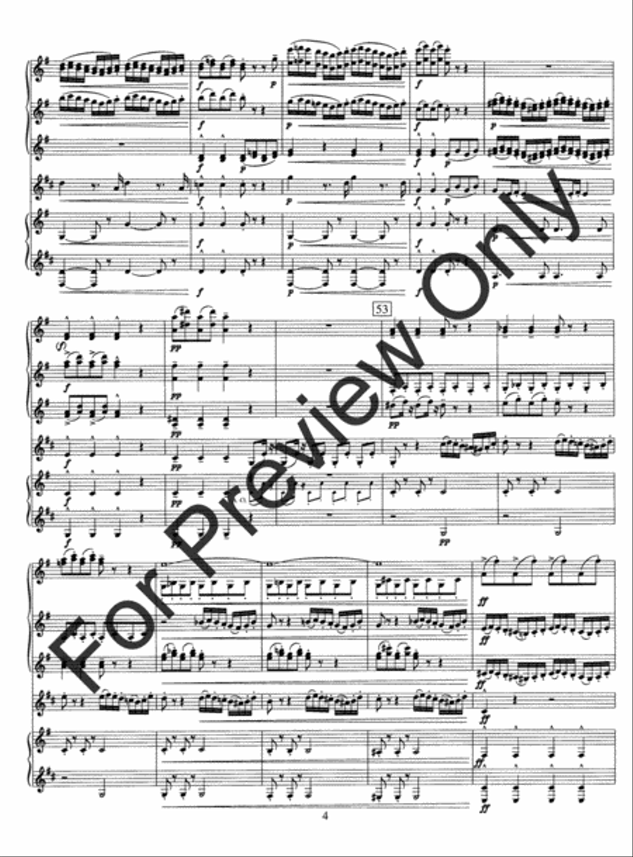 Serenade Op 44 1st Mvt Woodwind Ensemble scores gallery preview page 6