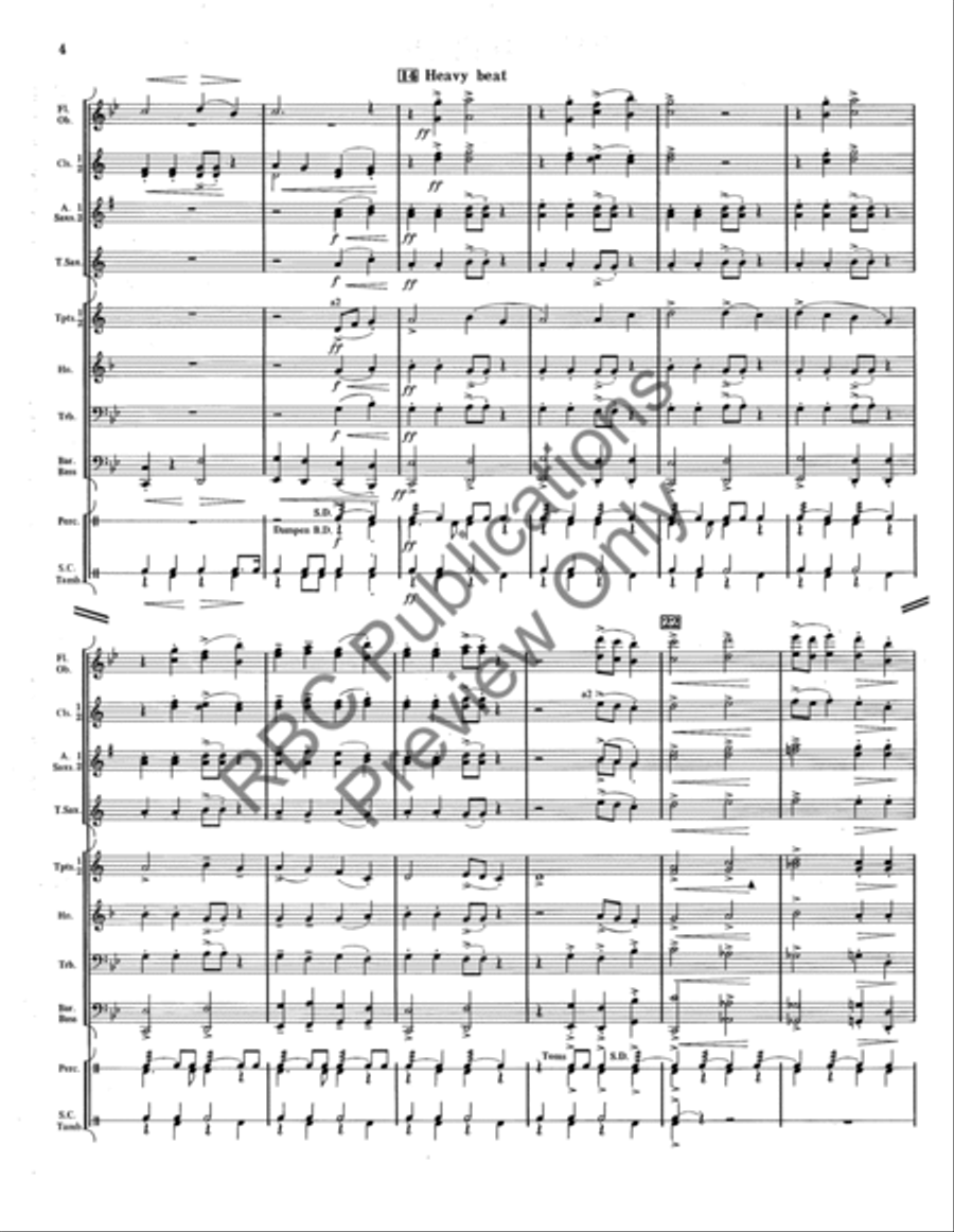 Hard Hat Rock Concert Band scores gallery preview page 5