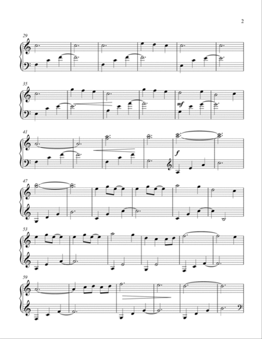 A Thousand Years Lap Harp scores gallery preview page 3