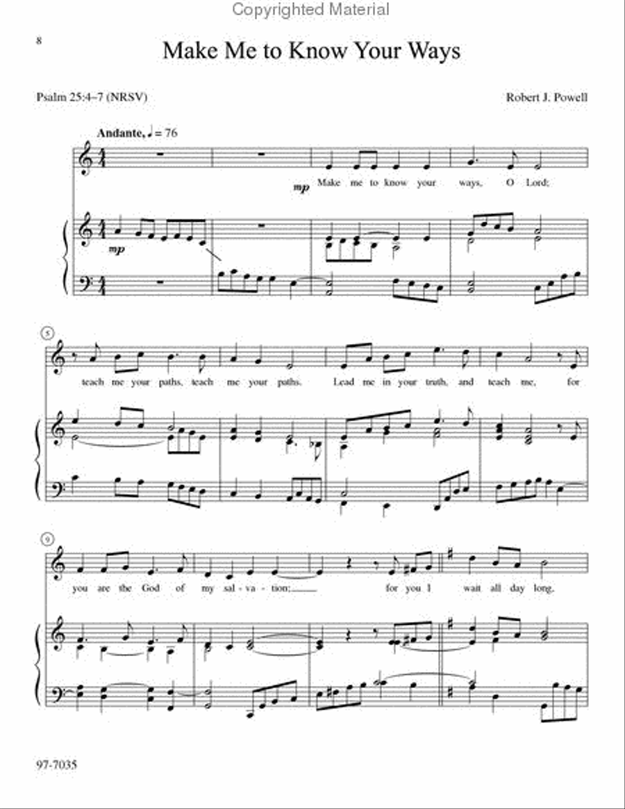 Songs from the Psalms Voice scores gallery preview page 3
