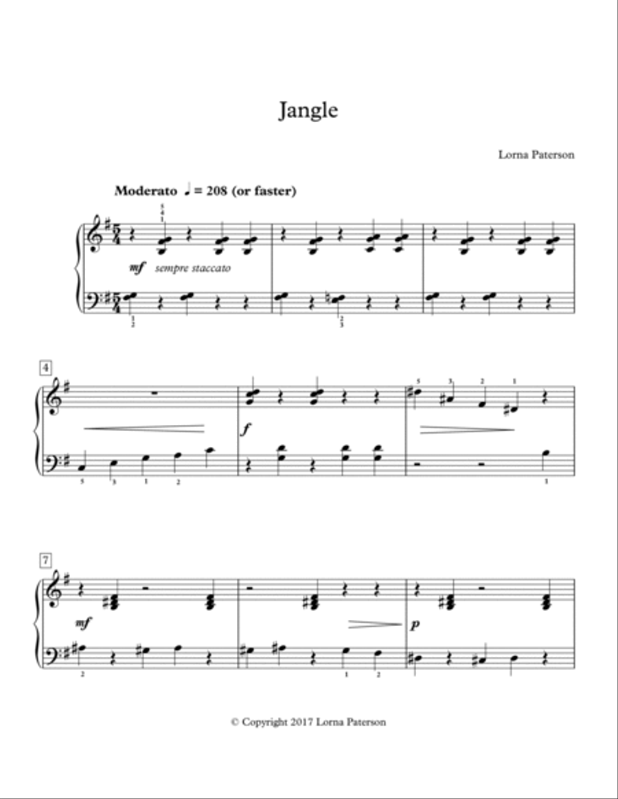 Jangle Jangle Piano Method scores gallery preview page 2