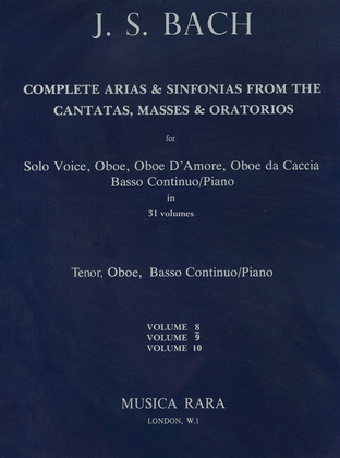 Complete Arias and Sinfonias