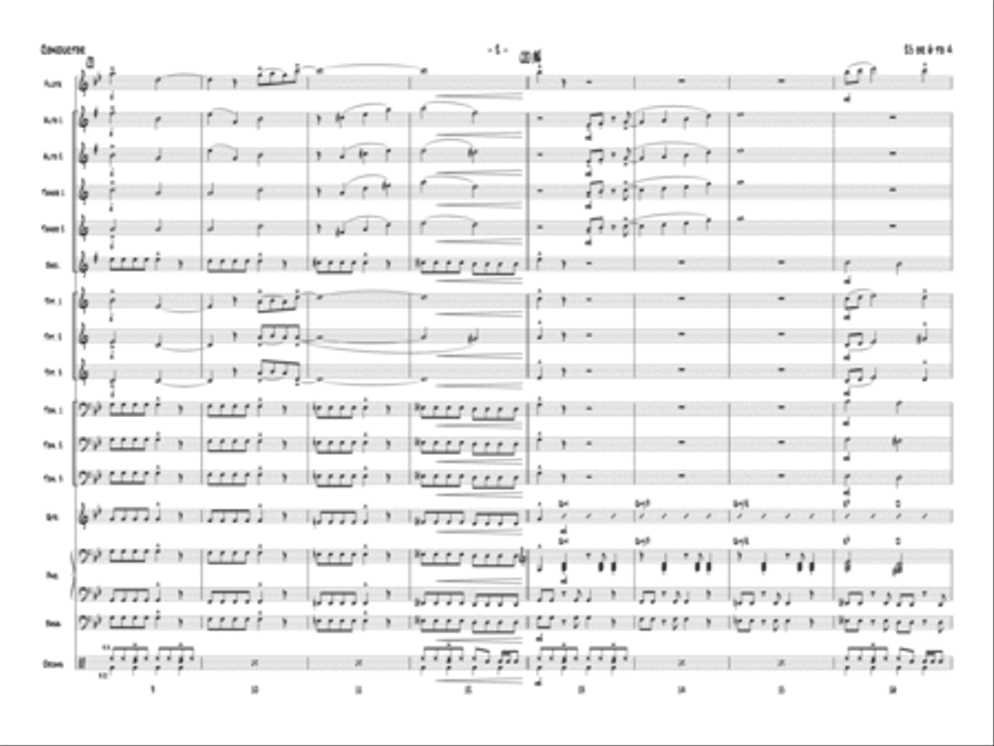 25 or 6 to 4: Score Jazz Ensemble scores gallery preview page 4