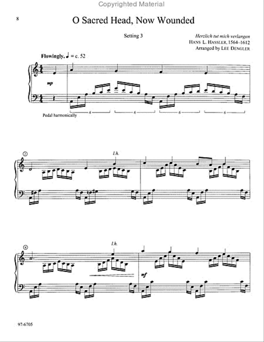 Lenten Piano Variations Piano Solo scores gallery preview page 4