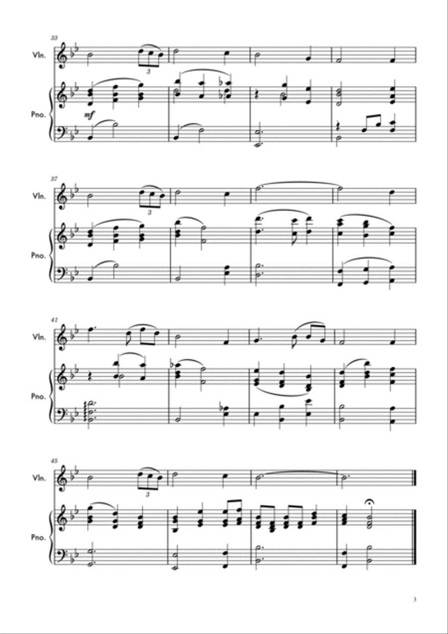 Amazing Grace - Violin Amazing Grace - Violin Violin Solo scores gallery preview page 3