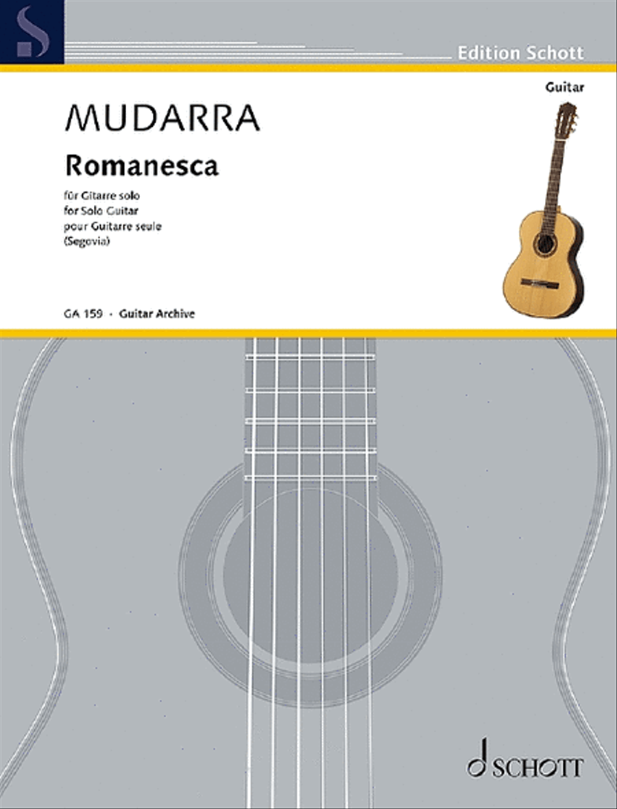 Romanesca Romanesca Classical Guitar scores gallery preview page 1
