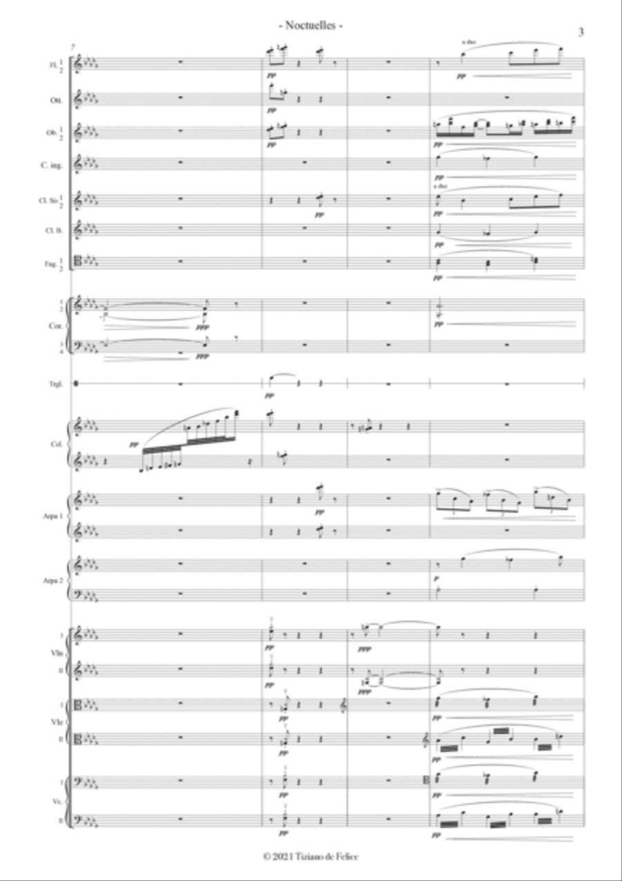 Ravel - Noctuelles (orchestra) - Score Only Full Orchestra scores gallery preview page 5