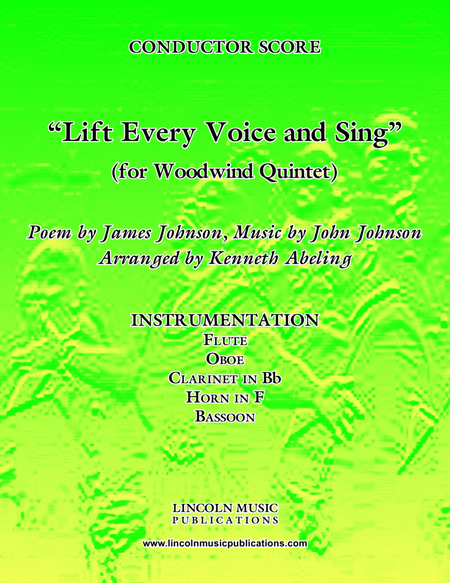 Lift Every Voice and Sing (for Woodwind Quintet) image number null