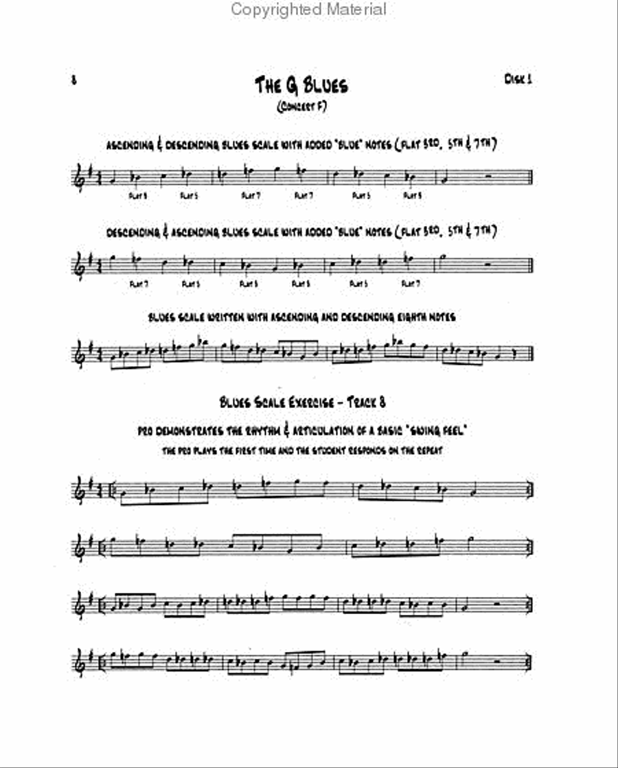 Know Before You Blow - Blues for Clarinet with 2 CDs Clarinet scores gallery preview page 3