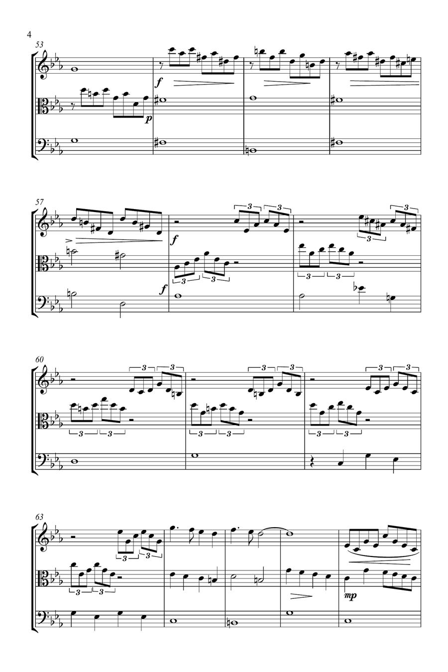 Calliope's Melody String Quartet scores gallery preview page 4