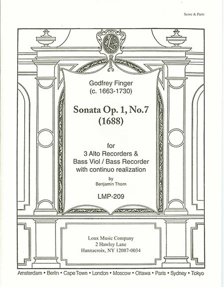 Sonata Op. 1, No. 7 (1688)