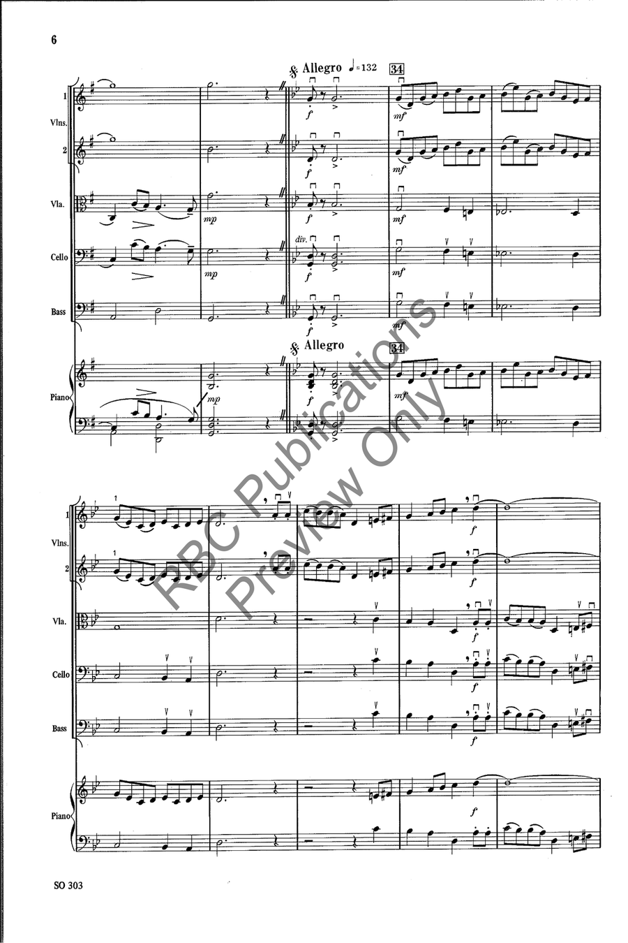 Two Symphonic Themes (Score) String Orchestra scores gallery preview page 7