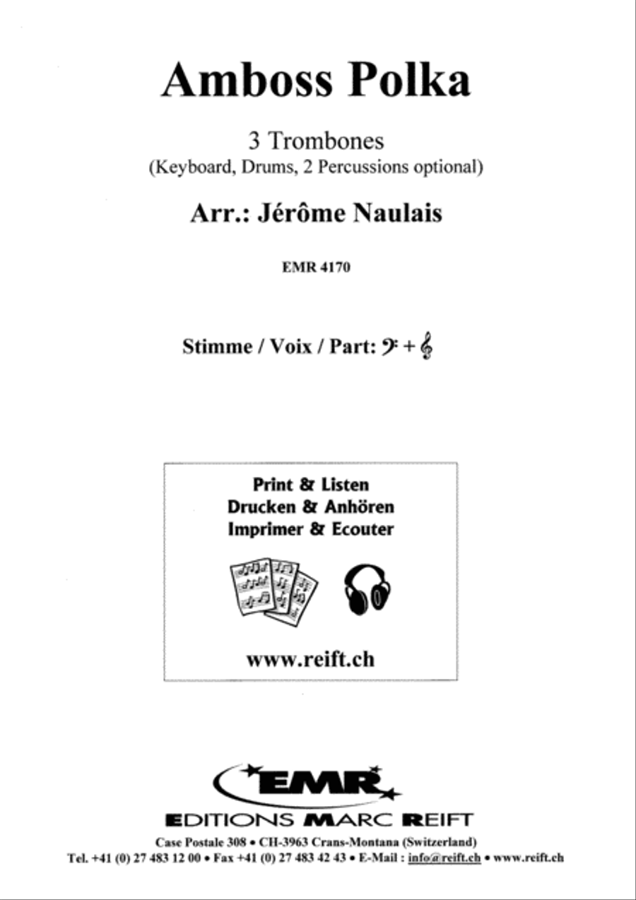 Amboss Polka Trombone Trio scores gallery preview page 2