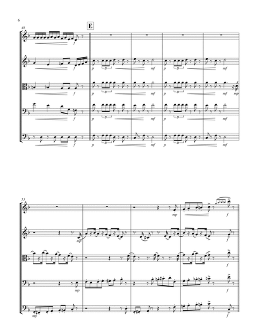 March (from "The Nutcracker Suite") (F) (String Quintet - 2 Violins, 1 Viola, 2 Cellos)