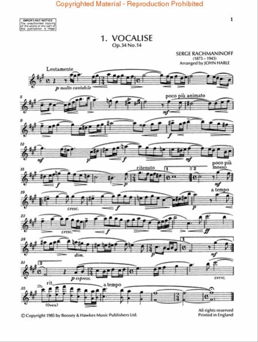 John Harle's Sax Album Alto Saxophone scores gallery preview page 2