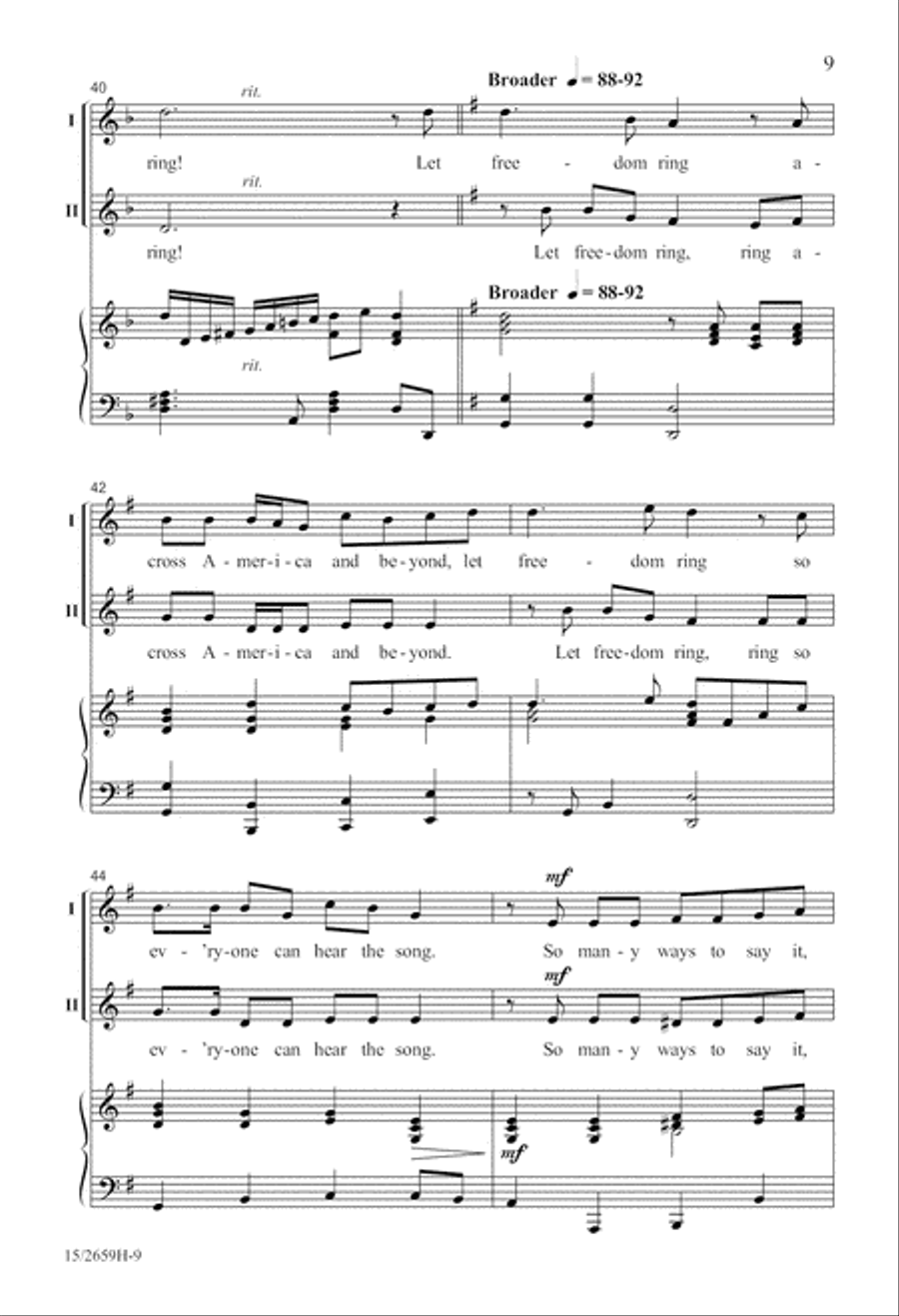 Let Freedom Ring! Let Freedom Ring! 2-Part scores gallery preview page 10
