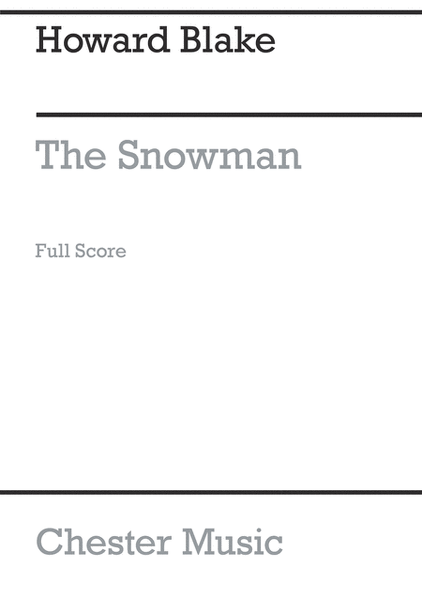 The Snowman - Schools Version