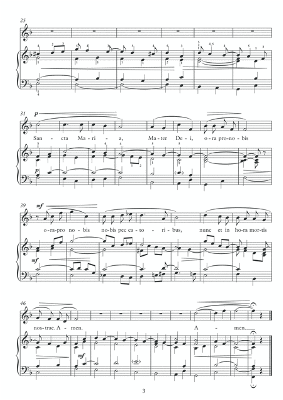 Ave Maria Small Ensemble scores gallery preview page 5